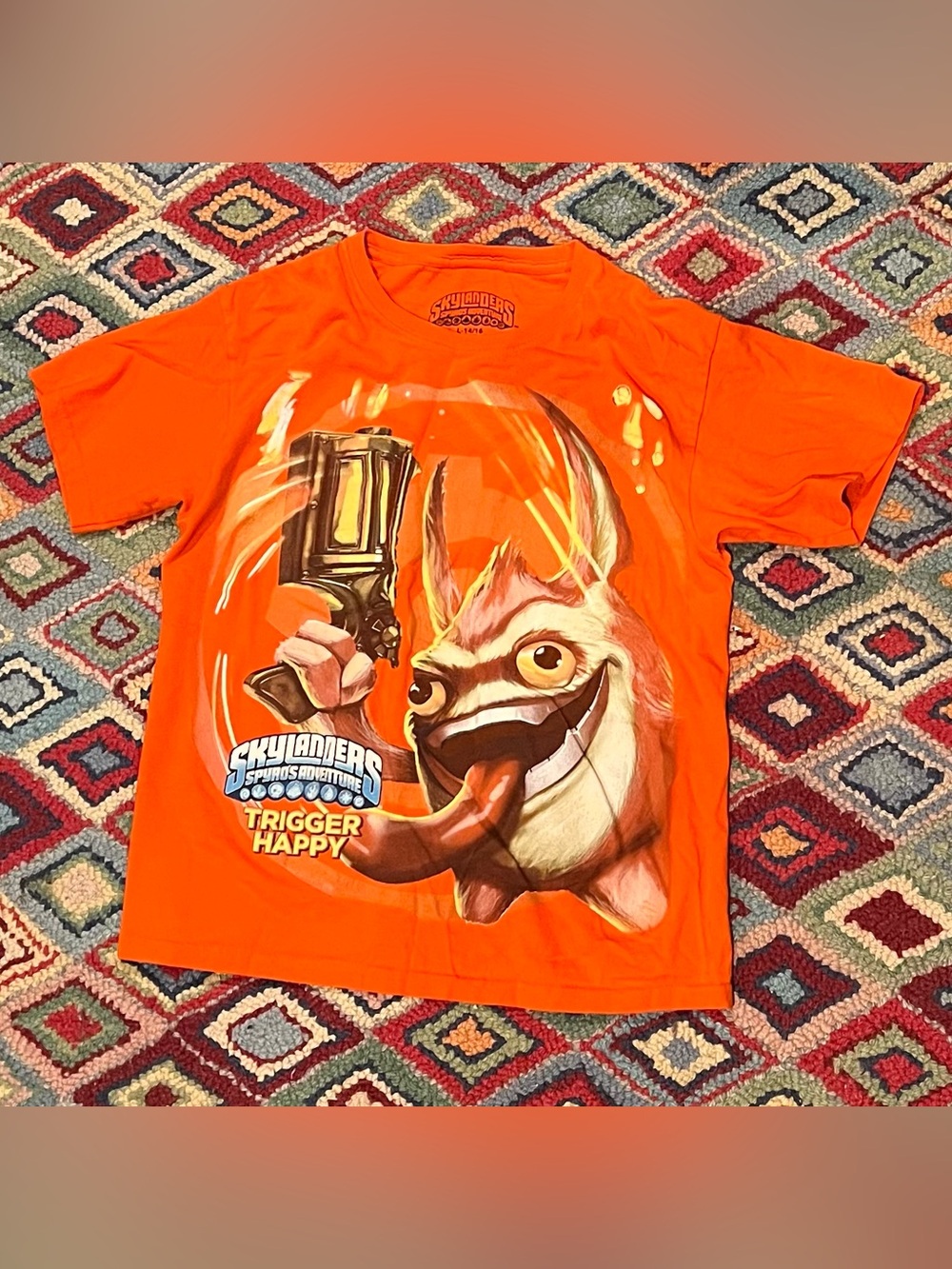 Skylanders Trigger Happy Orange Graphic Tee